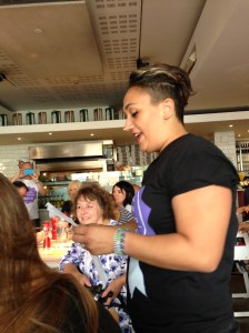 Sacha saying a few words...