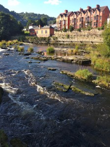 The River Dee - rafters gone on their way