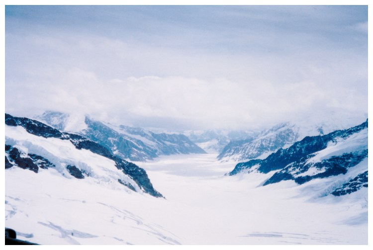 The glacier on top of the Jungfrau - the original Pass of Carahdras?