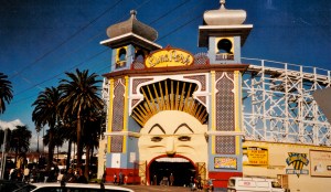 Luna Park, Melbourne. The iconic park is in St Kilda, home to the fictional Phryne Fisher