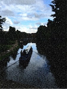 Canal Boat Watercolour